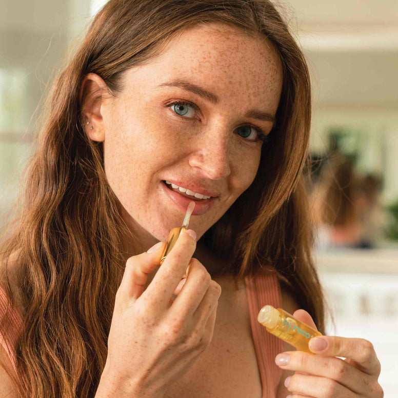 Coola Liplux Hydrating Oil SPF 30, Golden Glow, 3.2 ml